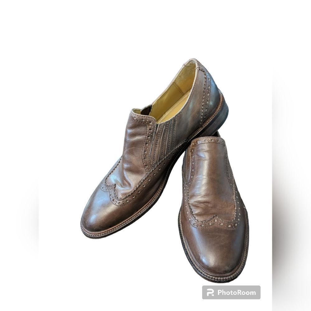 Johnson & Murphy J&M brown loafer Shoes